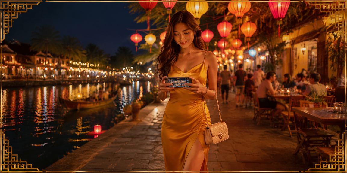 Người chơi thưởng thức casino trực tuyến tại Hội An với cà phê Việt Nam